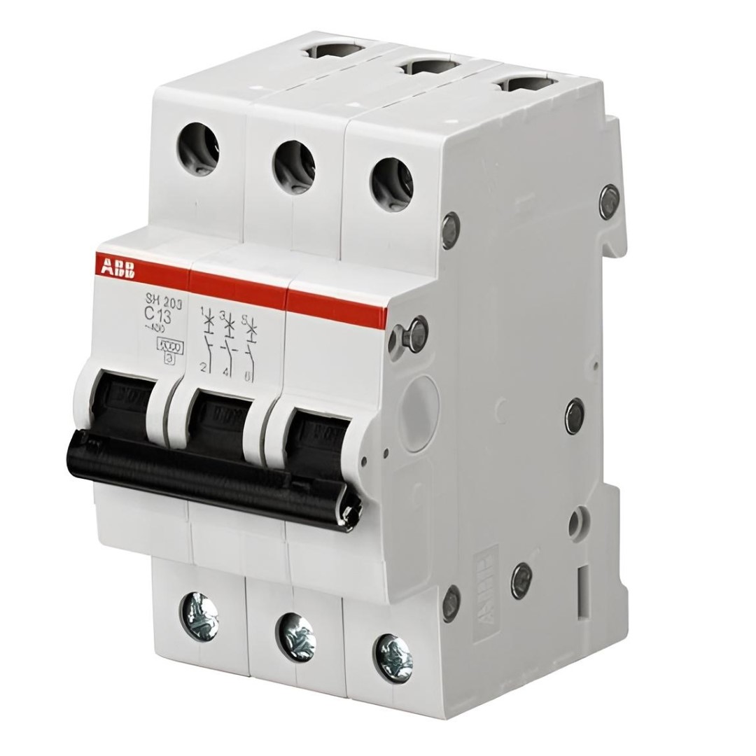 Автоматичен прекъсвач SH203 3P 40A крива С 6kA ABB