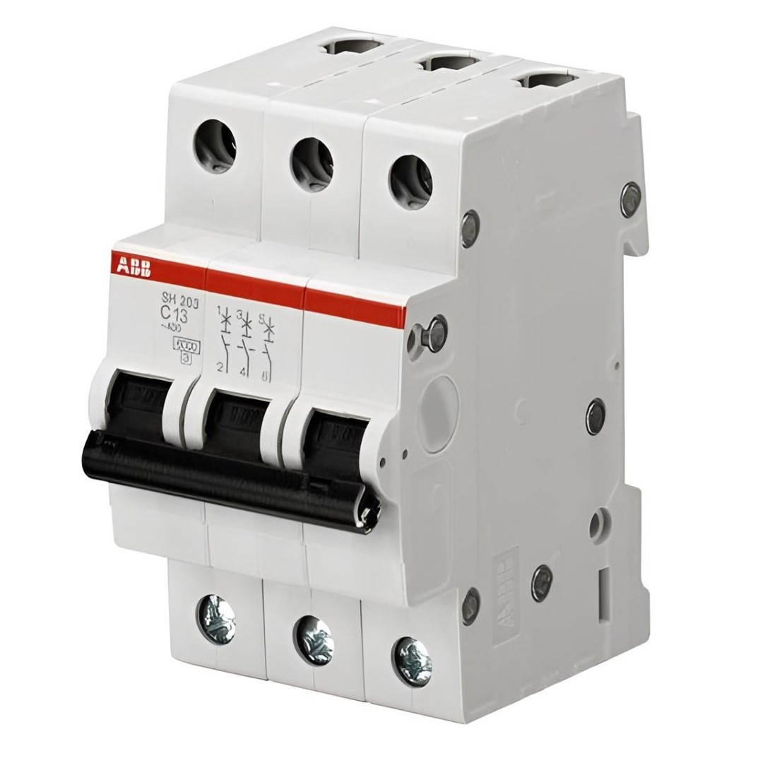 Автоматичен прекъсвач SH203 3P 32A крива С 6kA ABB
