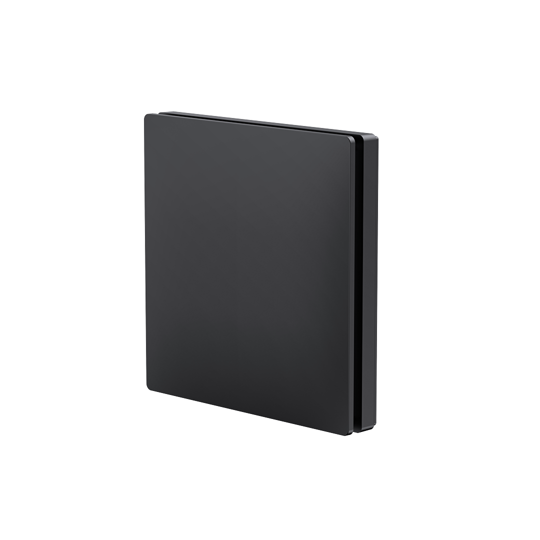 RF кинетичен едноканален ключ, IP65, Черен