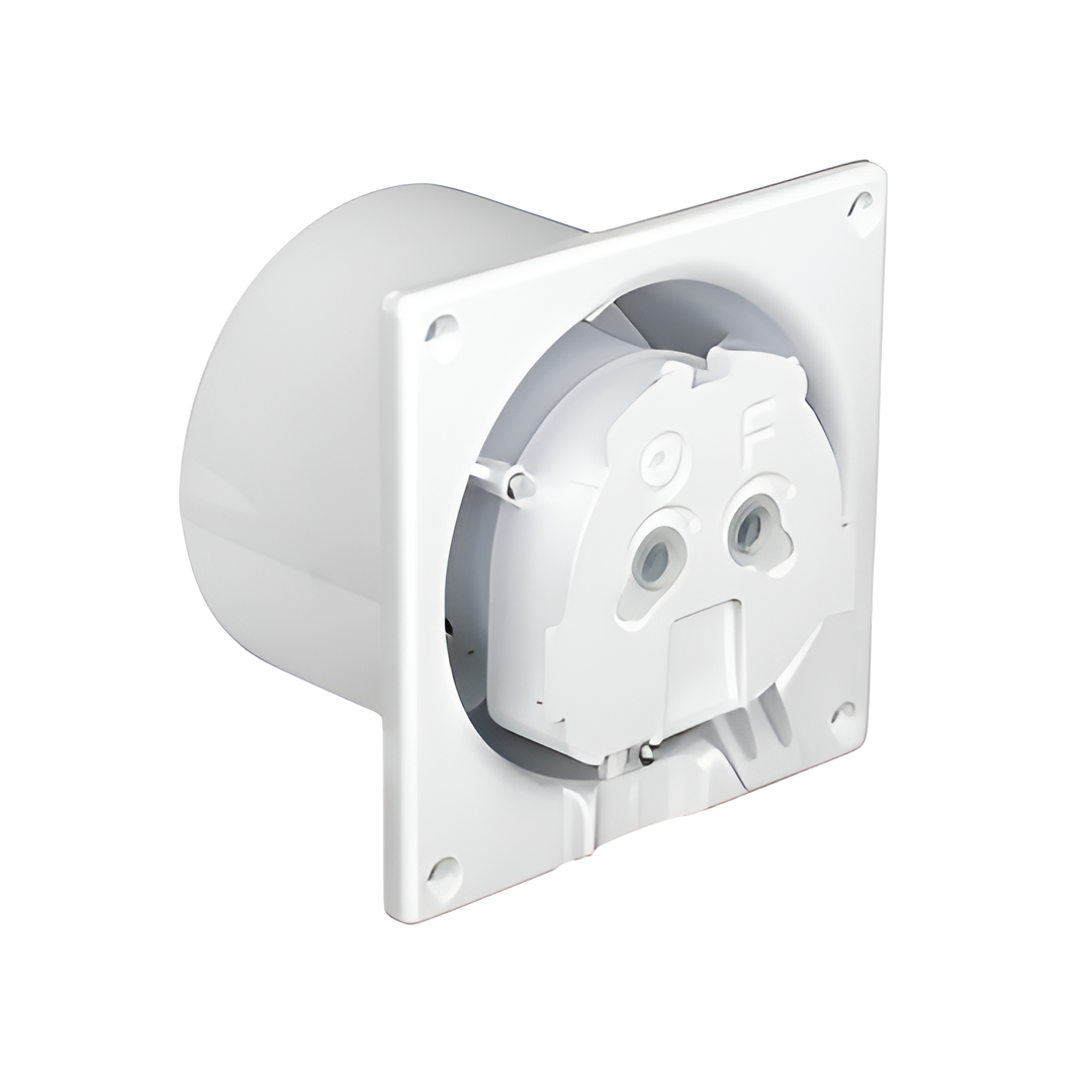 Вентилатор AirRoxy dRim 100 S BB, 8W, Ф100, 93 m3/h, 26 dBA, Бял