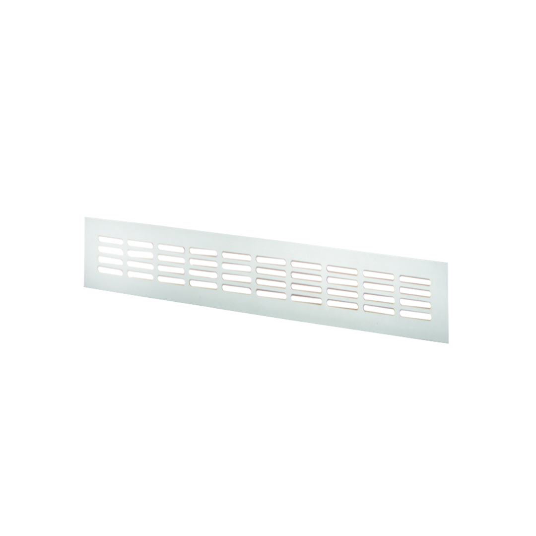 Вентилационна решетка VENTS MVMA 600×80 – Aлуминиева за вграждане, Бяла
