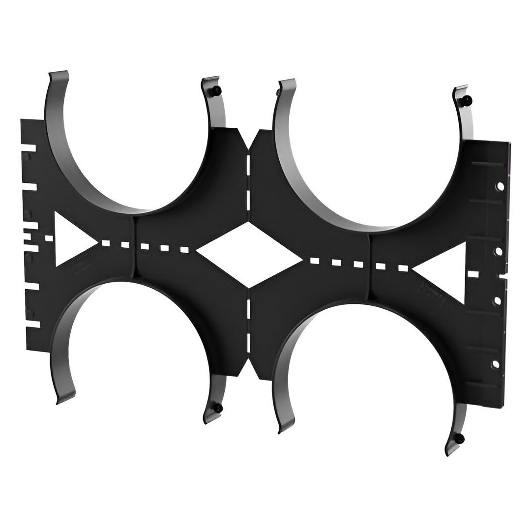 Аранжор за тръба 4х ф160мм цвят Черен HDPE UV Kouvidis