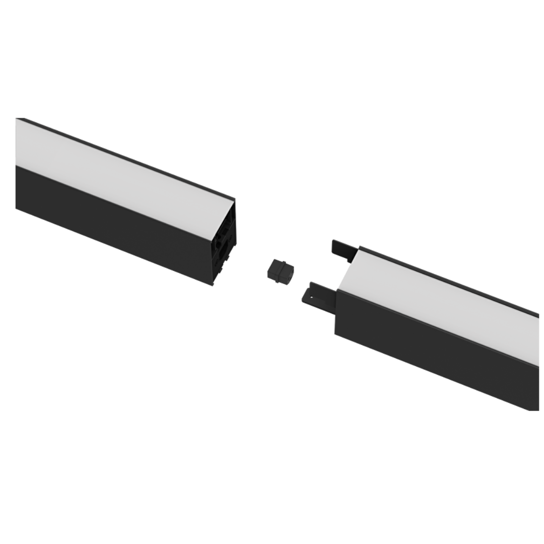 LED CCT линейно осв. тяло, модулно, черно, 1.2m, 40W
