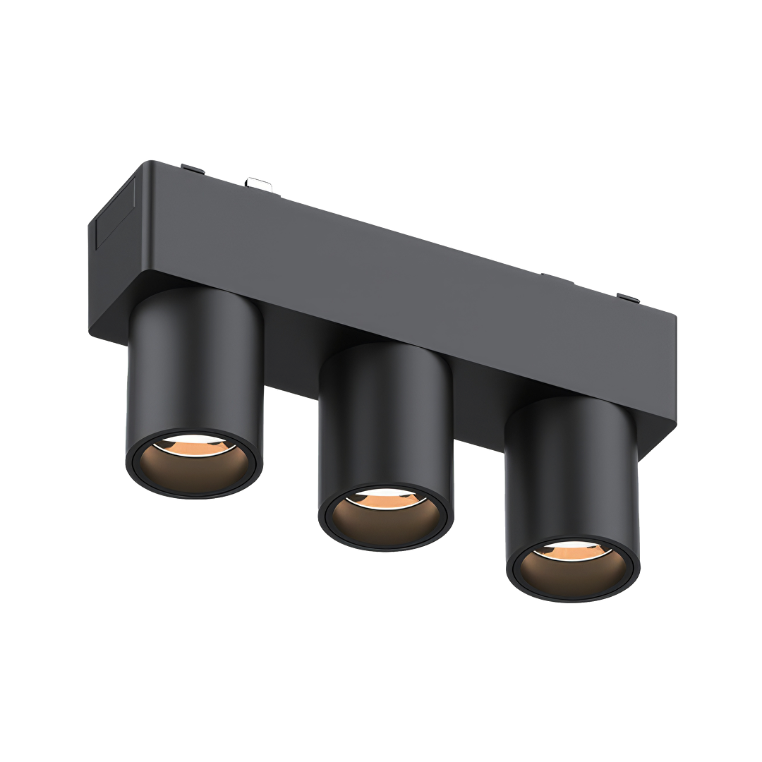 LED магнитен smart спот, троен, 3x2W, CCT, 48V DC