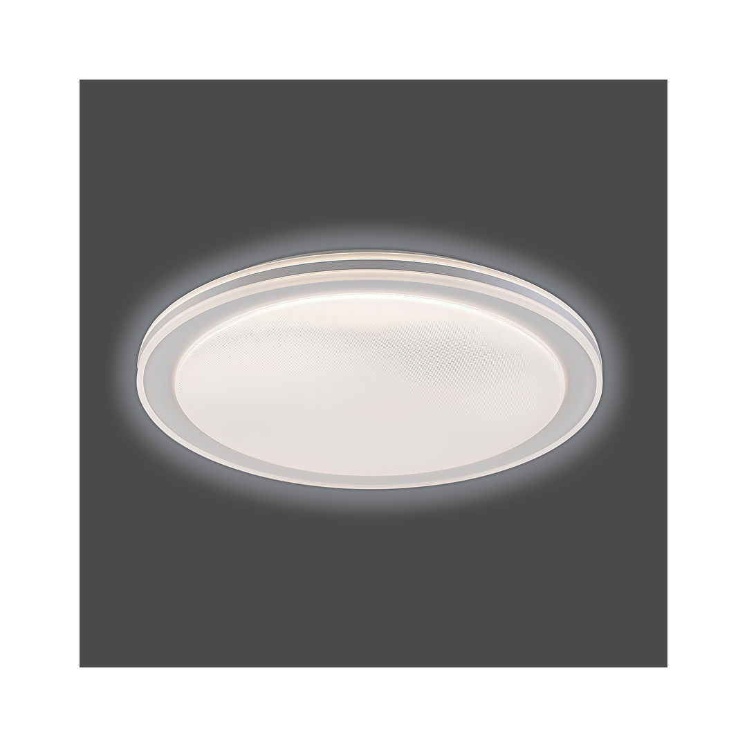 LED CCT плафониера, бяла, 24W, 3000K/4000K/6500К, 220-240V AC, кръг, IP20