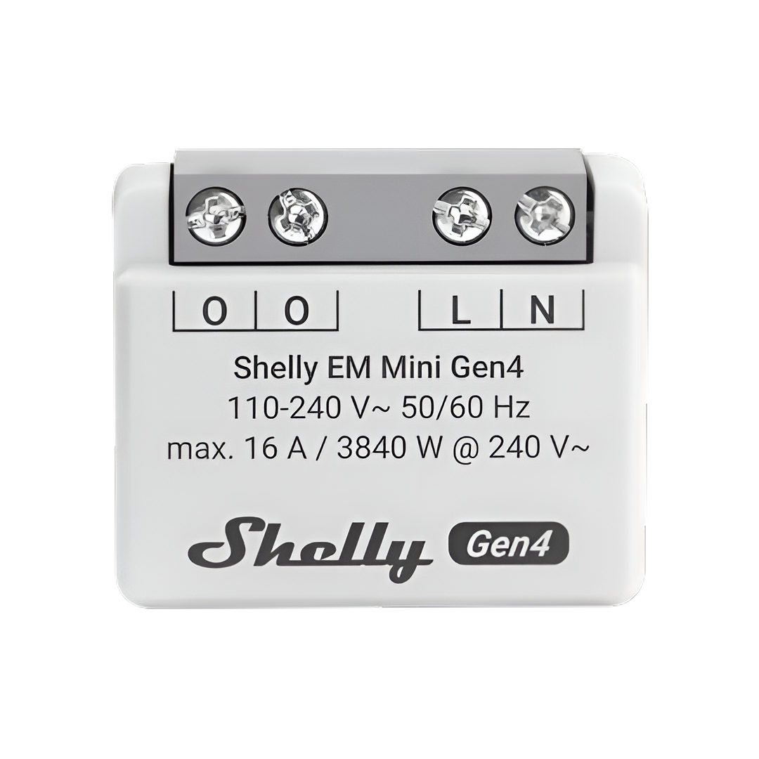 Микромодул Smart монофазен мерител 1х 16A Shelly EM Mini Gen4