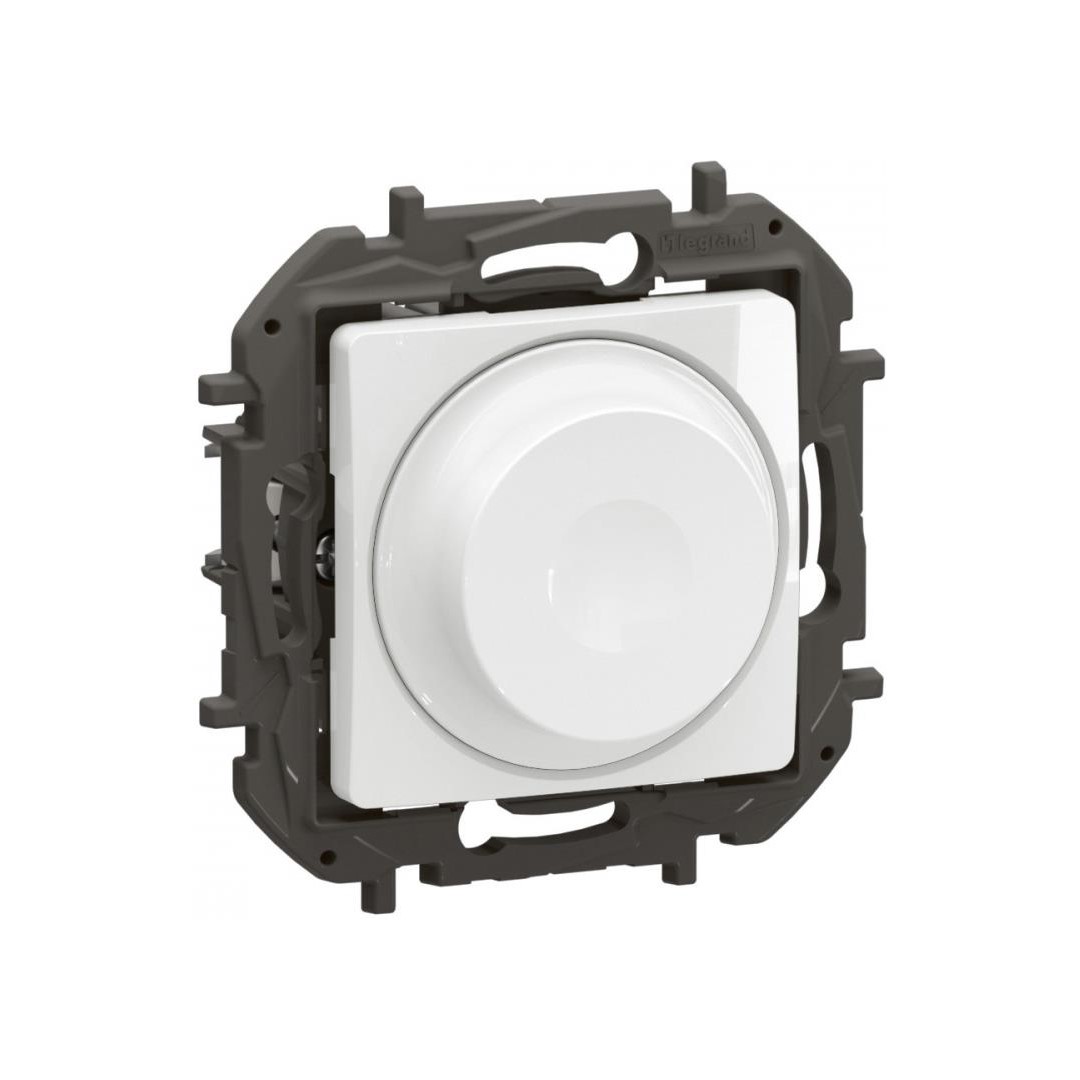 Димер ротативен R=5-300W L=5-300VA LED=5-75VA цвят Бял Niloe New Legrand