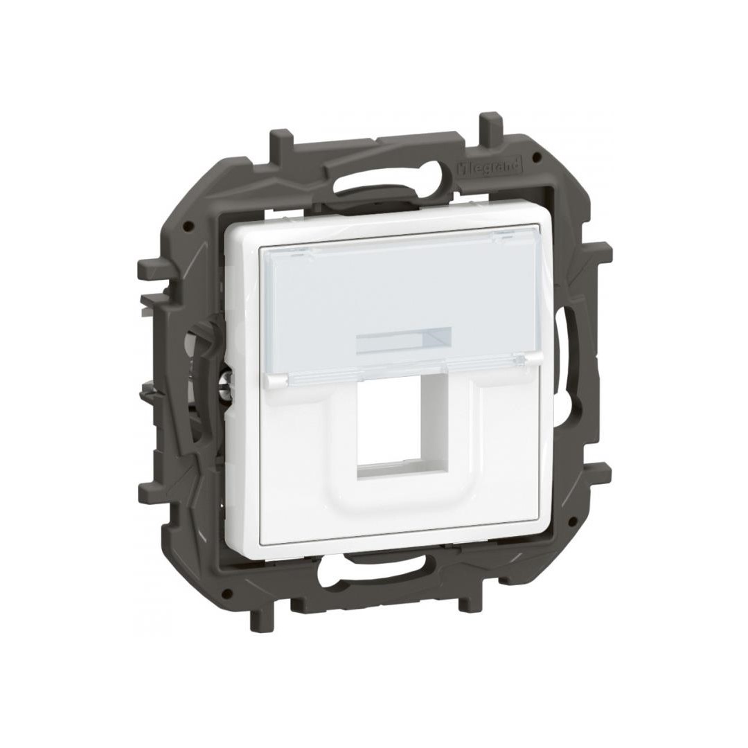 Розетка за RJ45 Keystone цвят Бял Niloe New Legrand