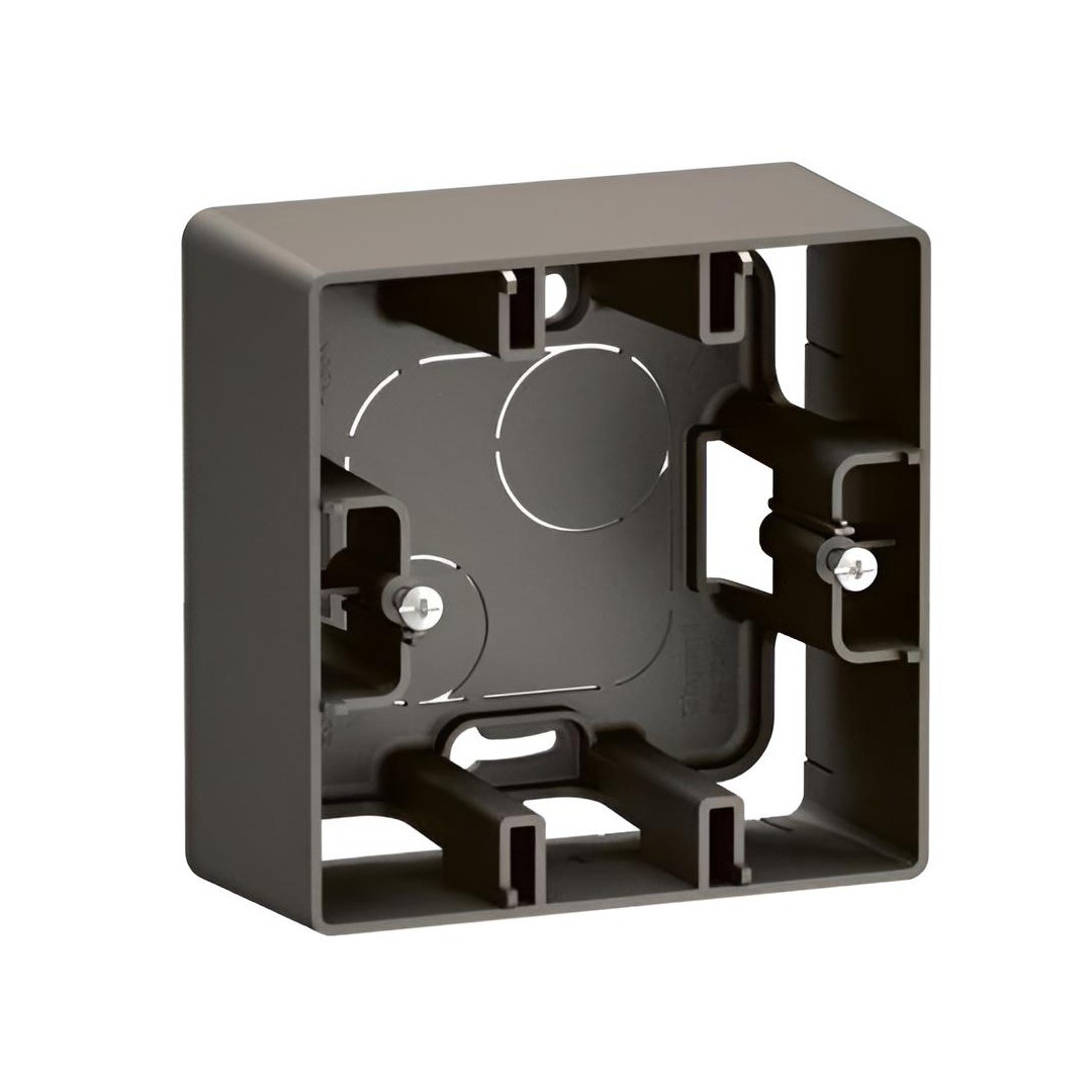 Конзола единична за открит монтаж цвят Сив Niloe New Legrand