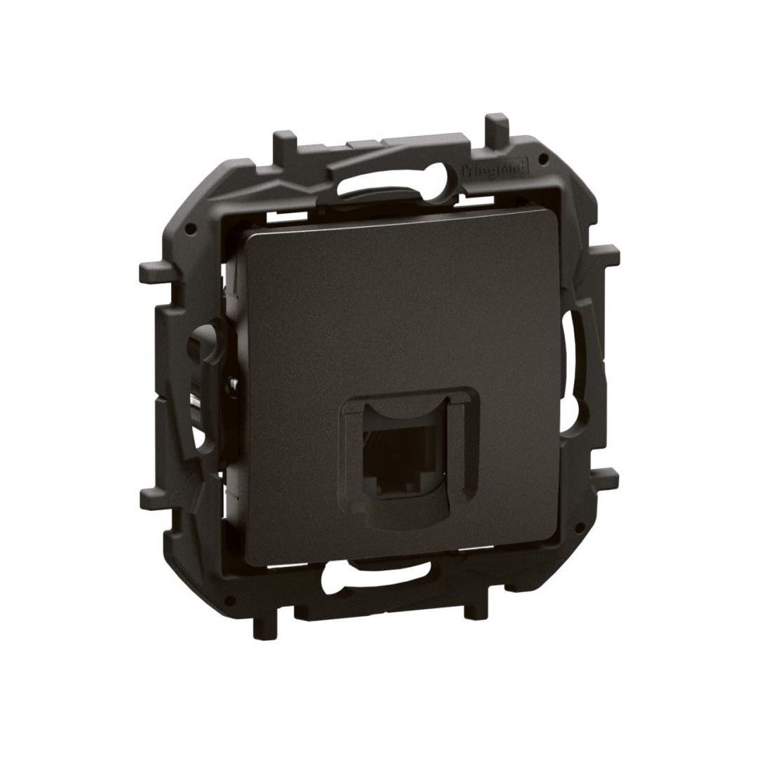 Розетка RJ11 цвят Черен Niloe New Legrand
