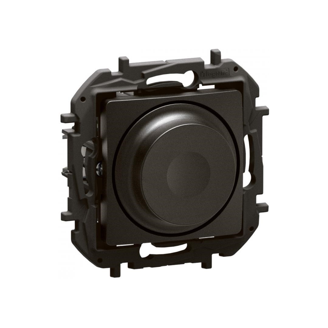 Димер ротативен R=5-300W L=5-300VA LED=5-75VA цвят Черен Niloe New Legrand