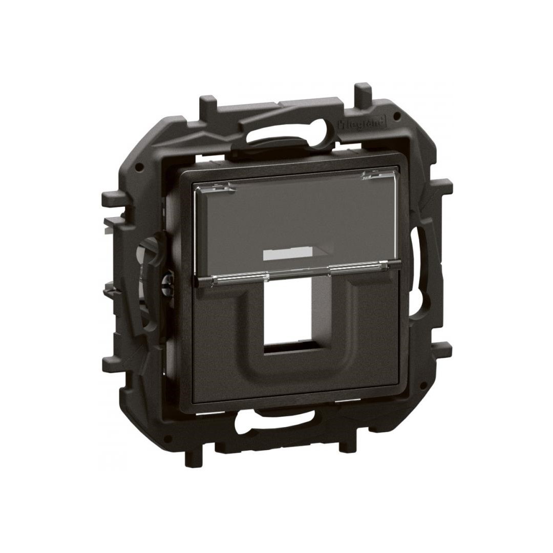 Розетка за RJ45 Keystone цвят Черен Niloe New Legrand