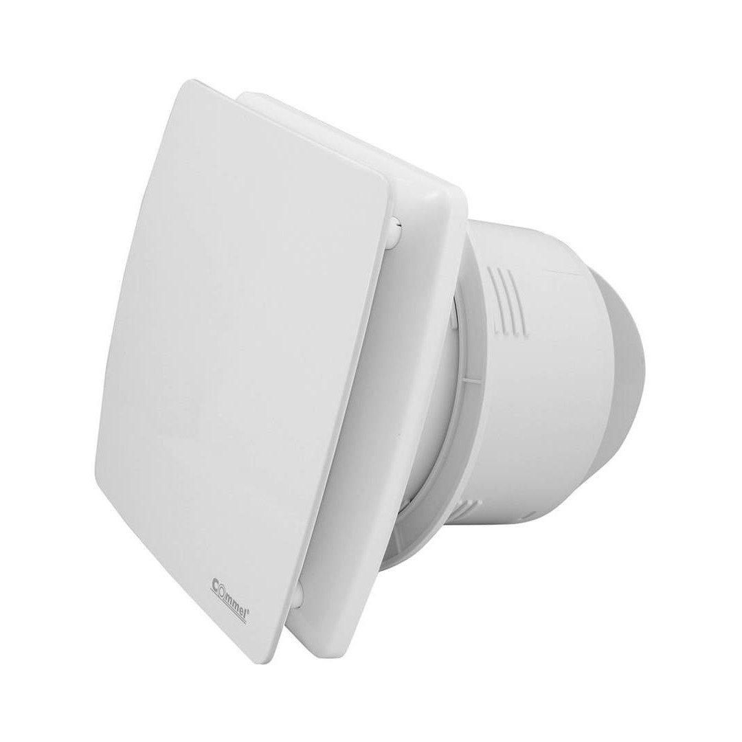 Вентилатор ф150мм, цвят Бял, 240м3/ч 18W 35dB с клапа Commel