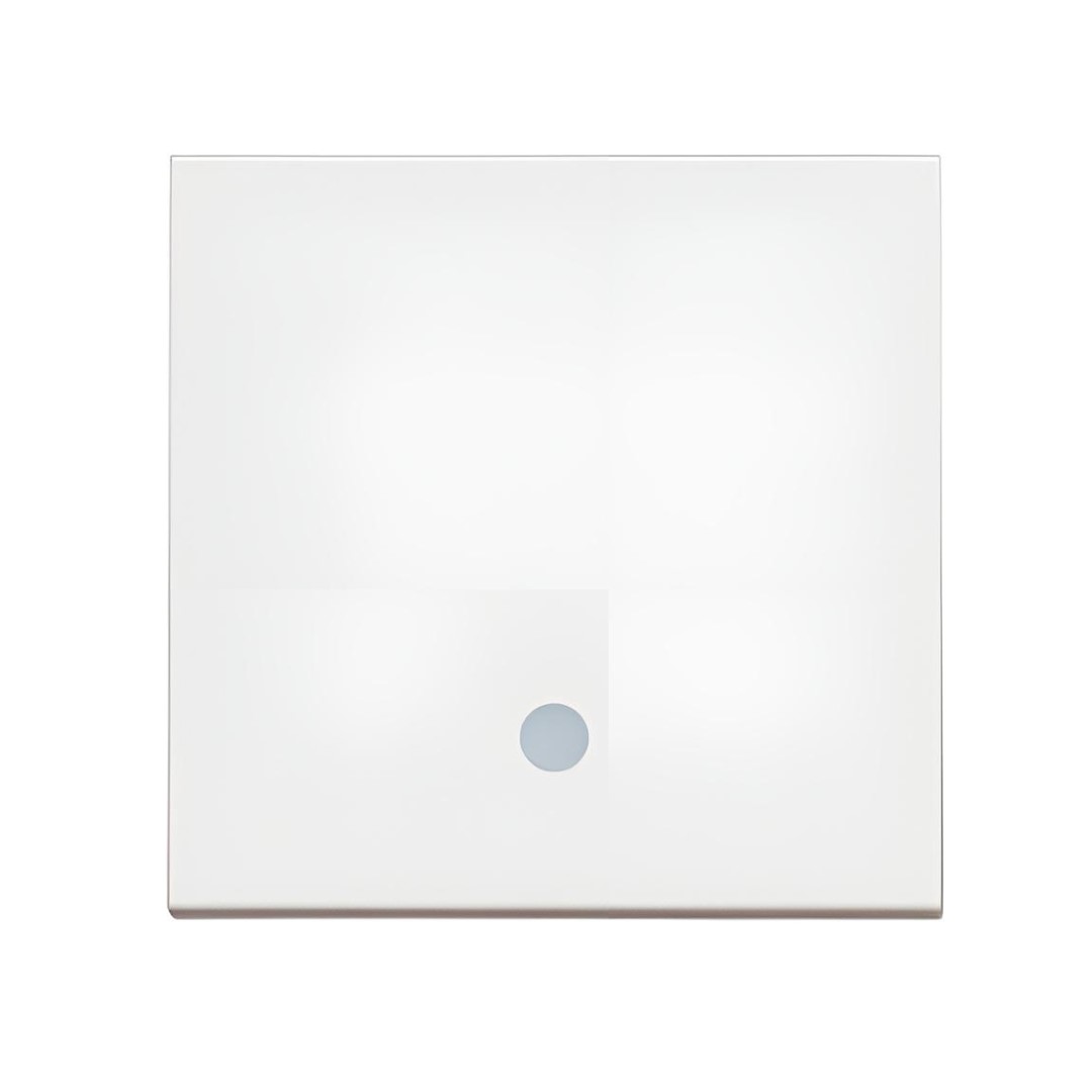 Бутон с LED индикация 2 мод. 10A цвят Бял /блистер/ Classia Bticino