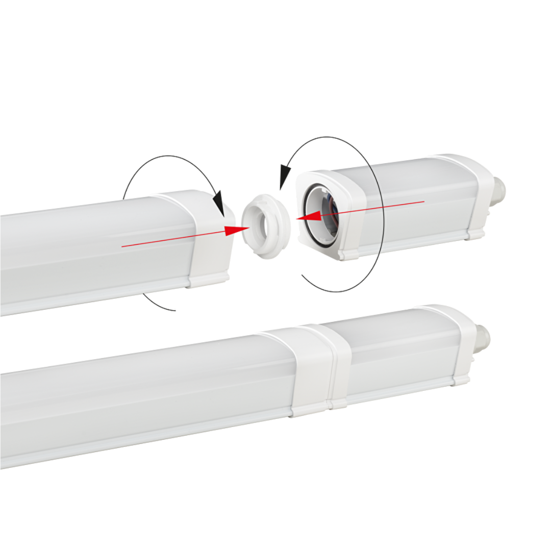 LED аварийна лампа 3W, 5000K, 220-240VAC, IP65