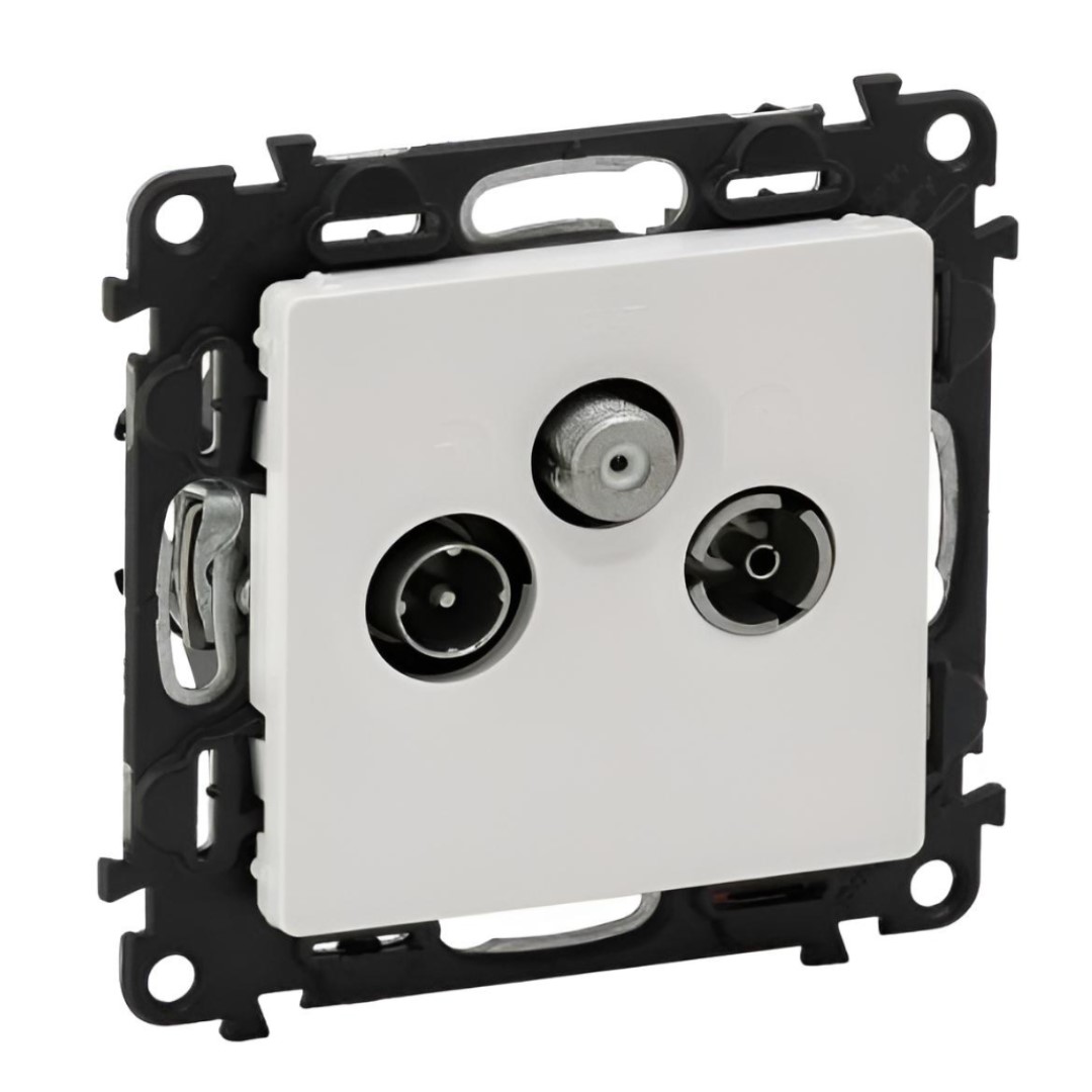 Розетка TV+R+SAT 1.5dB цвят бял Valena Life Legrand
