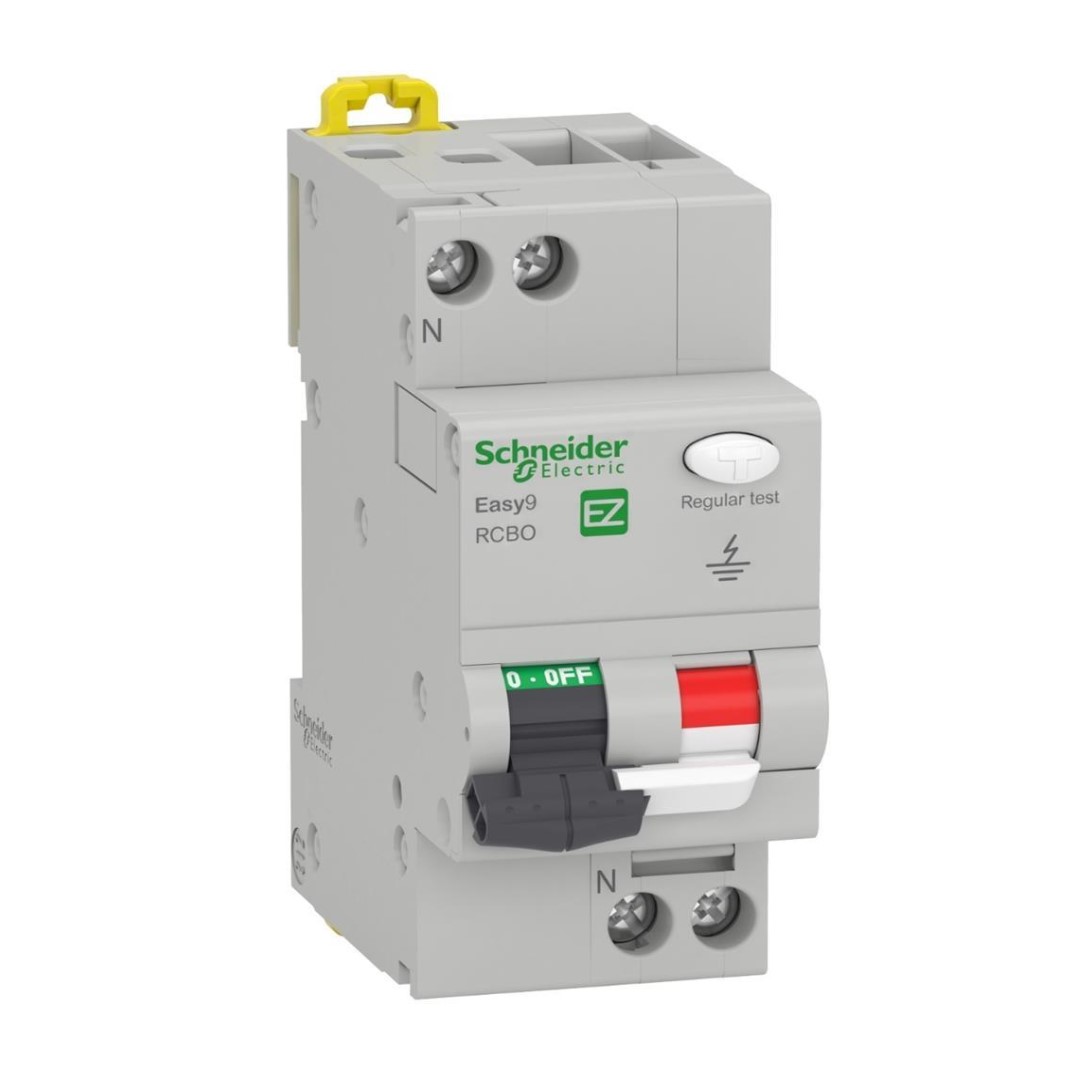 ДТЗ комбинирана Easy 9 1P+N 6A крива C 30mA тип AC 6kA 2 мод. SE
