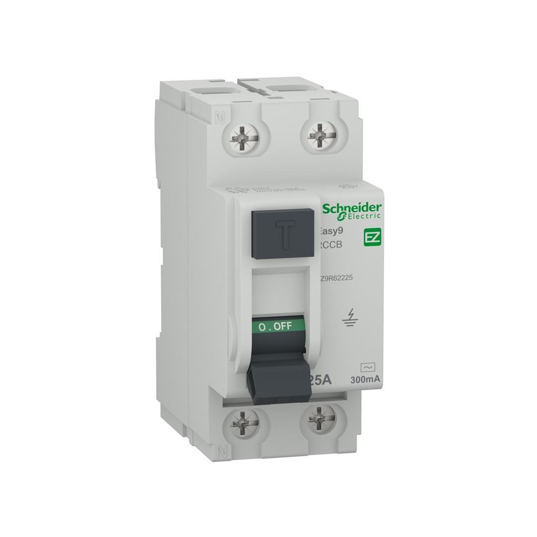 ДТЗ Easy 9 2P 25A 300mA тип AC 6kA 2 мод. SE