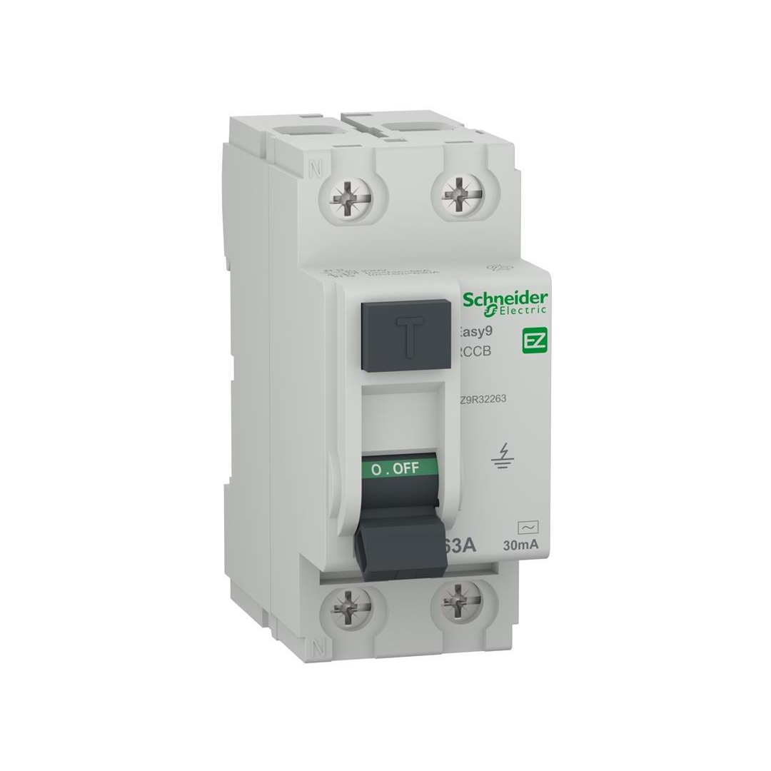 ДТЗ Easy 9 2P 63A 30mA тип AC 6kA 2 мод. SE