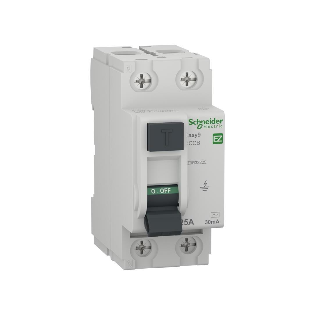 ДТЗ Easy 9 2P 25A 30mA тип AC 6kA 2 мод. SE