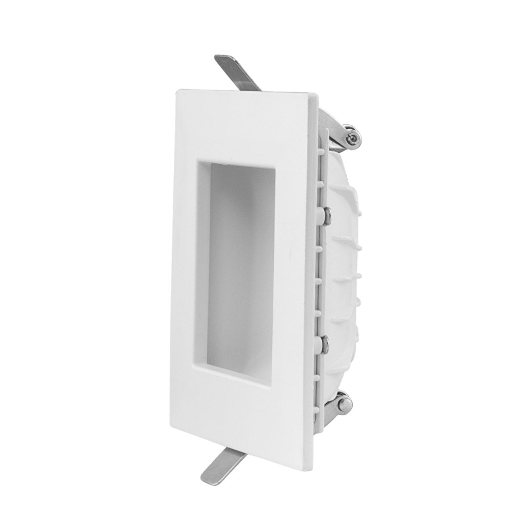 LED луна с индиректна светлина 8W, 4200K, 220-240V AC, неутрална светлина, квадрат