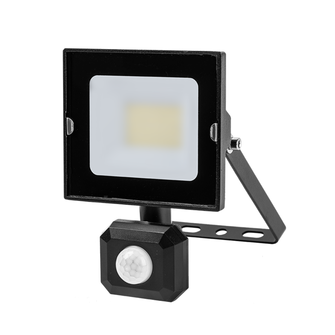 LED SLIM прожектор с датчик за движение 20W, 4000K, 220-240V AC, IP44