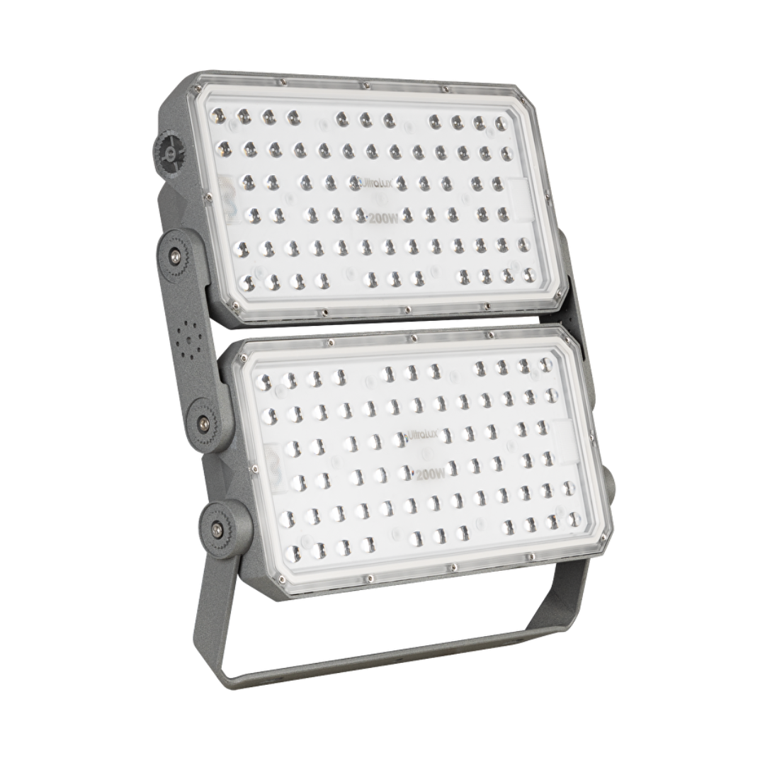 Професионален LED модулен прожектор, допълнителен 200W, 5000K, 190-305V AC, IP66, Дифузер 20°