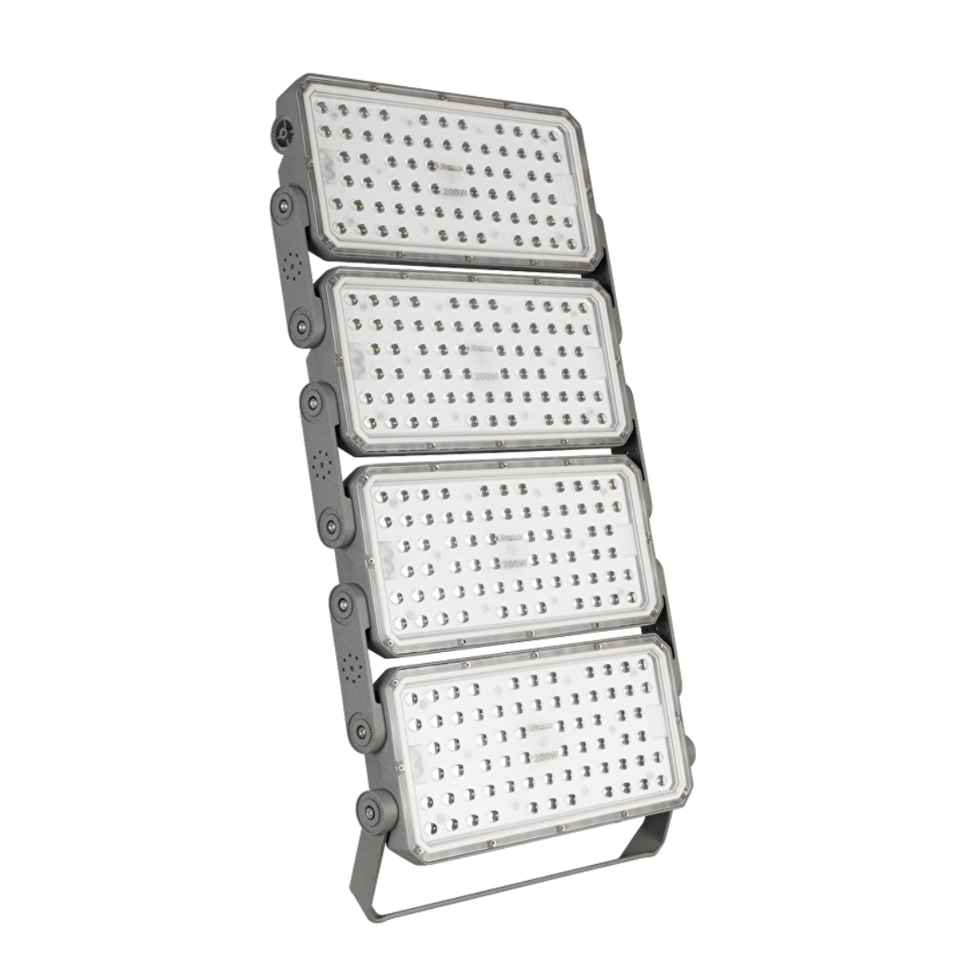 Професионален LED модулен прожектор, основен 200W, 5000K, 190-305V AC, IP66, Дифузер 20°