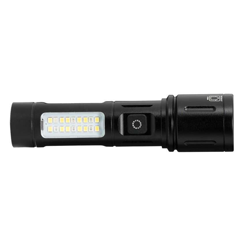 LED Фенер със зуум и странично светене 8W/8W, 6500K/5500K, 5V DC, IP44