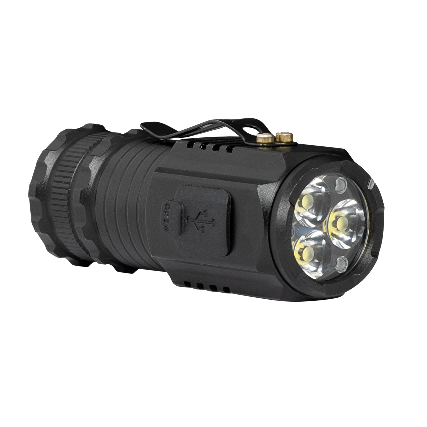 LED Фенерче с магнитна основа и клипс 3*5W, 6500K, 5V DC, IP44