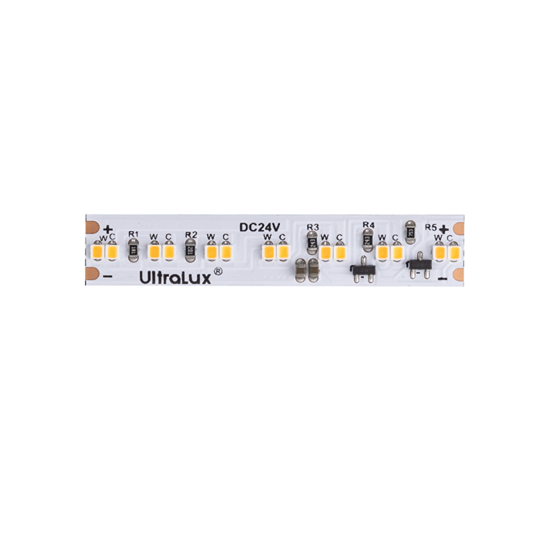 Професионална LED лента 12W/m, Dim-to-warm, 1800K-3000K, 24V DC, 280LEDs/m, SMD2216, 5m
