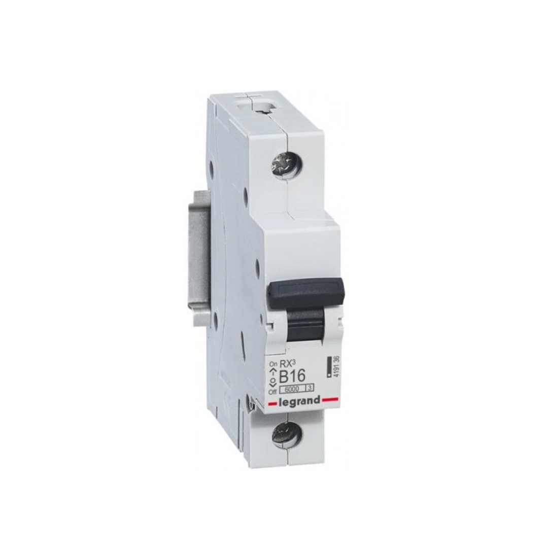 Автоматичен прекъсвач RX3 1P 16A крива В 6kA Legrand