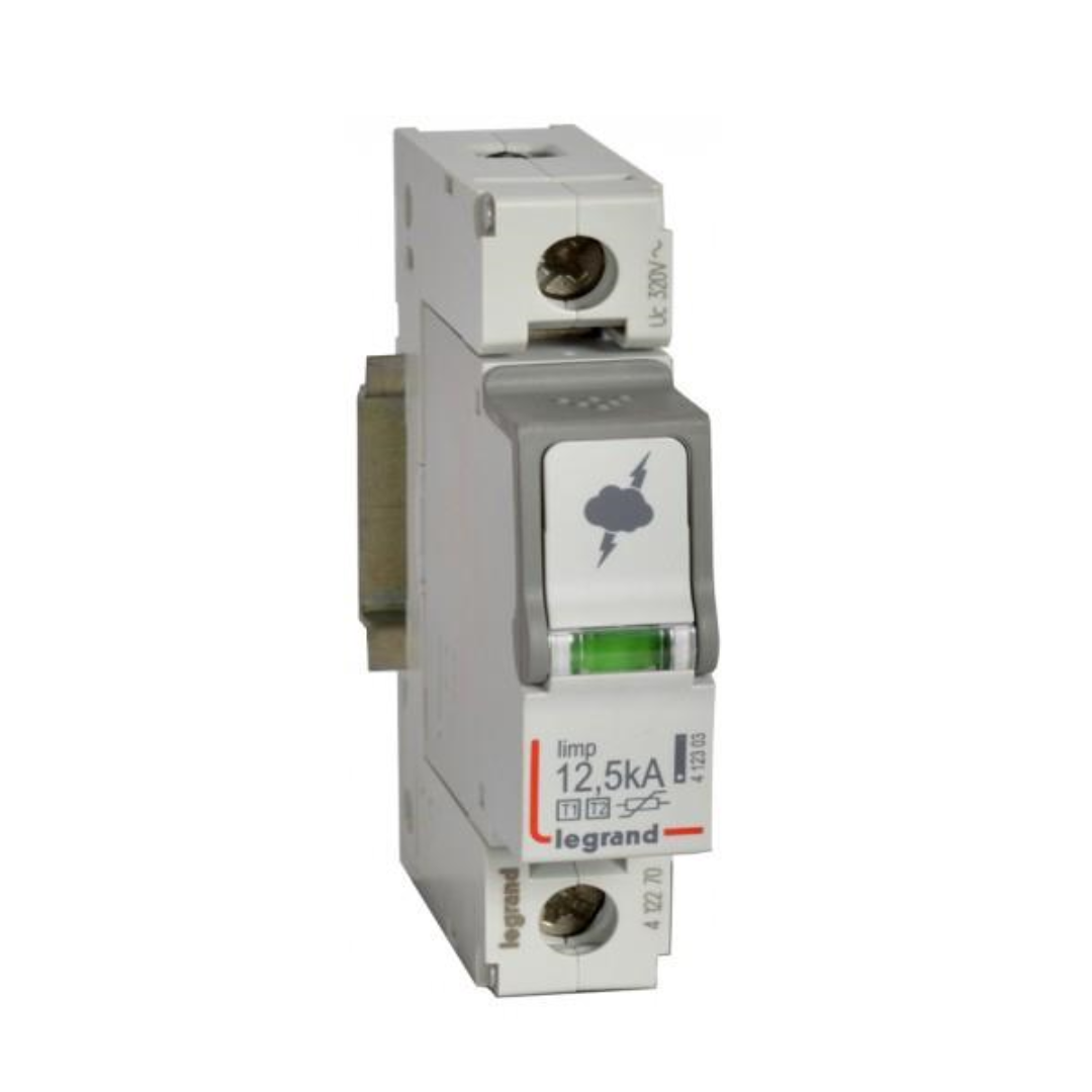 Катоден отводител тип 1+2 SPD 12.5kA 320V 1P с индикация Legrand