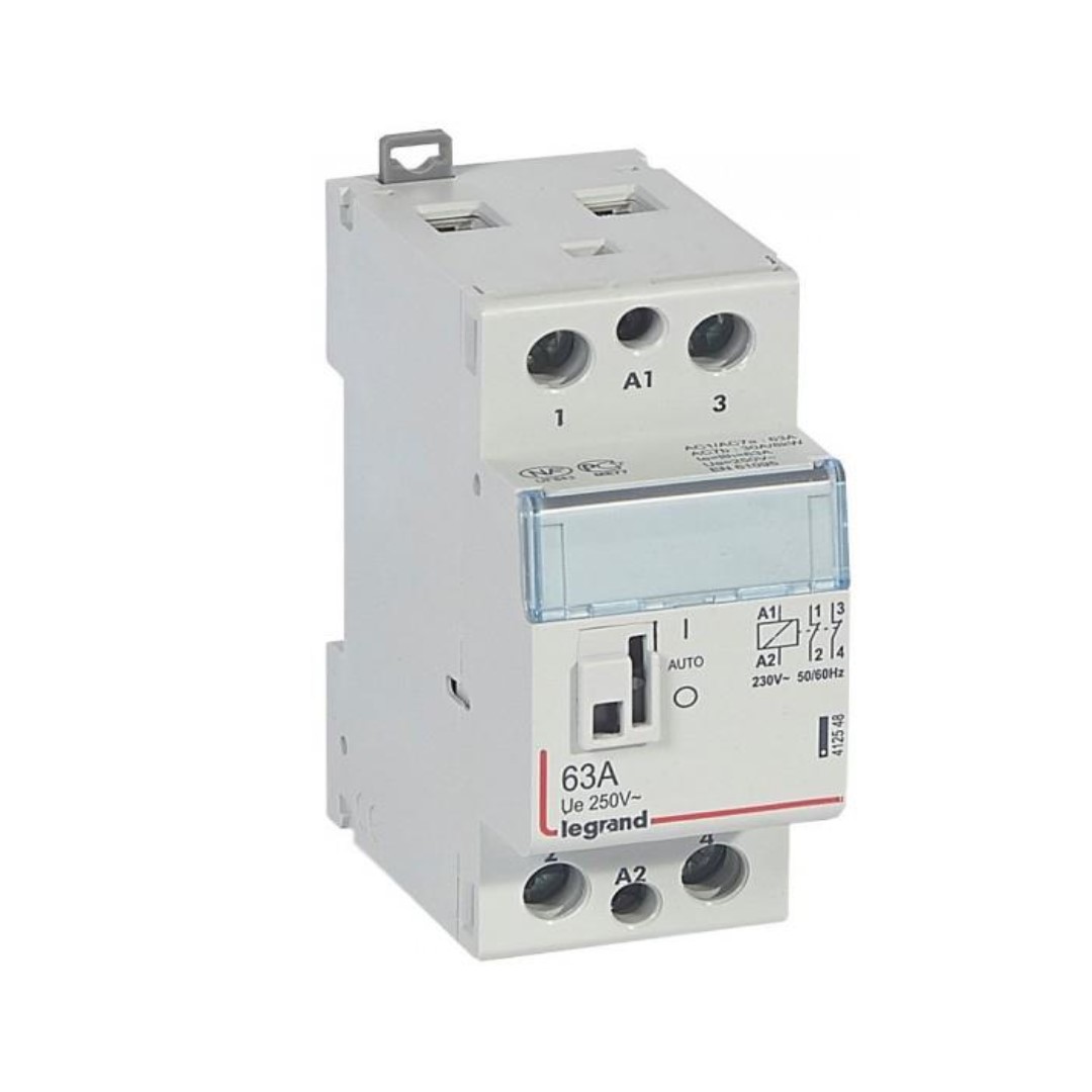 Модулен контактор с ръкохватка CX3, 63A 2NC 220V 2 модула Legrand