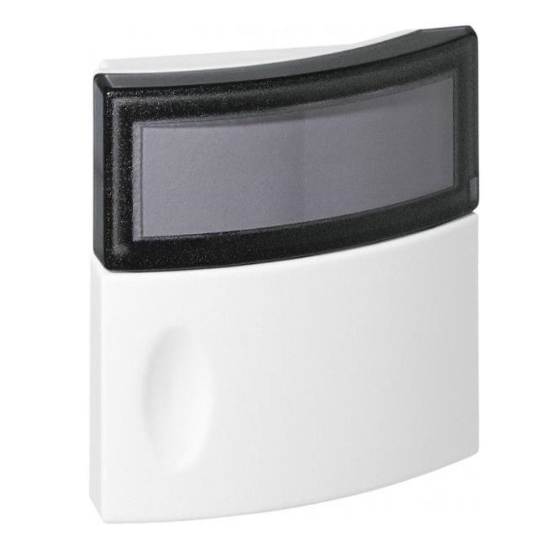 Бутон за звънец, 2А, 24V, IP44, етикет Legrand