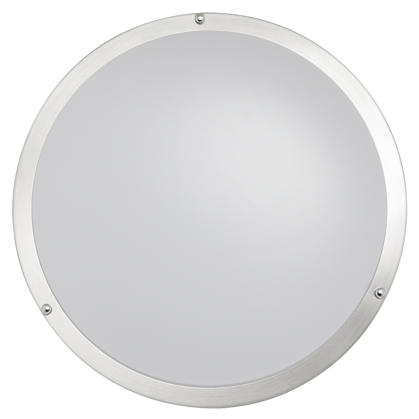 Декоративна LED плафониера 24W, 4200K, 220-240V AC, Сатиниран никел, кръг, IP20