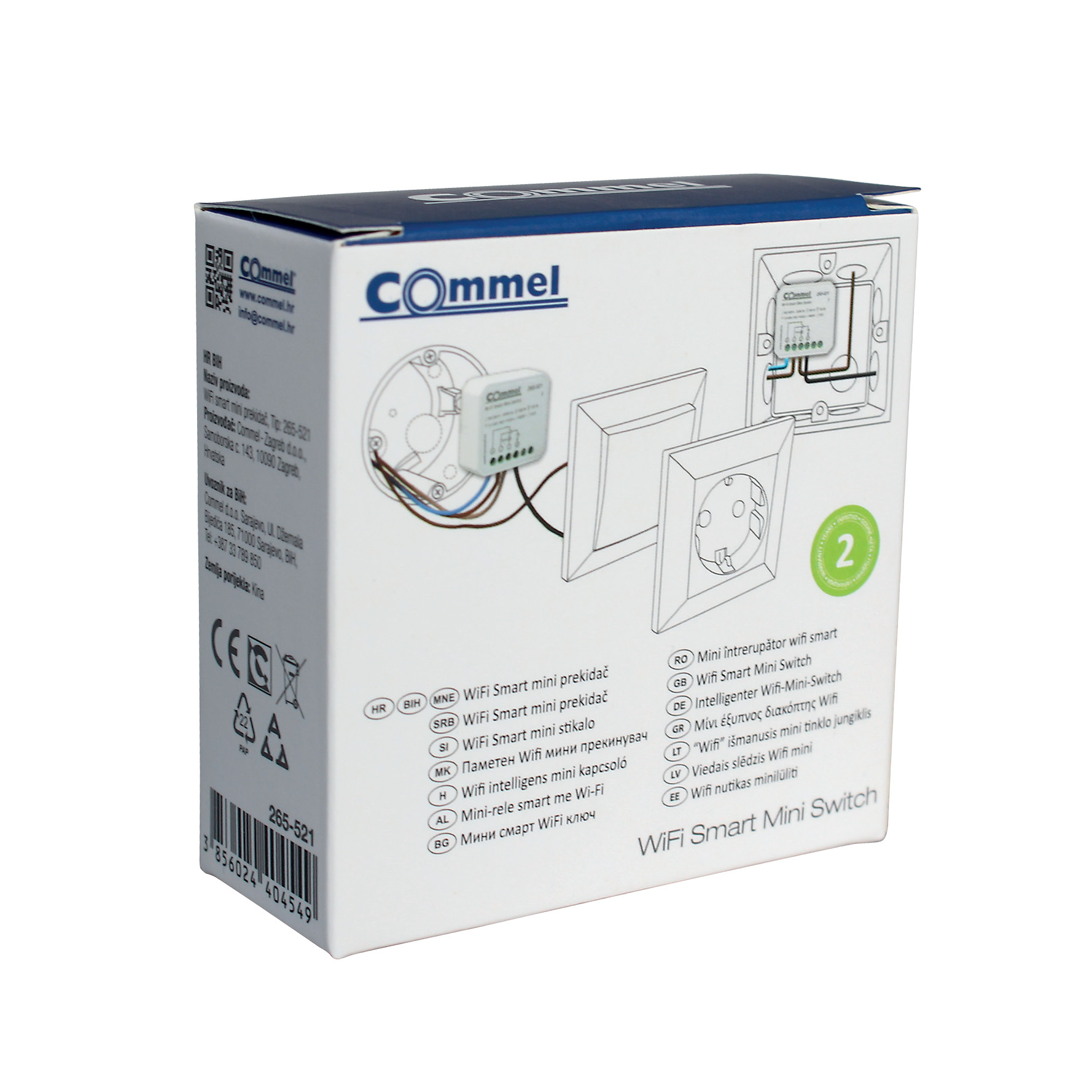 Микромодул с Wi-Fi за SMART управление 1x 150W LED чрез Ios/Android приложение Commel IoT