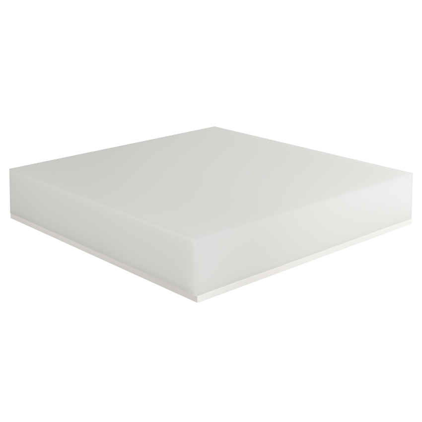 LED плафониера 18W/24W/30W, CCT 3000K/4000K/5000K, 220V-240V AC, IK08, бяла, квадрат, IP54