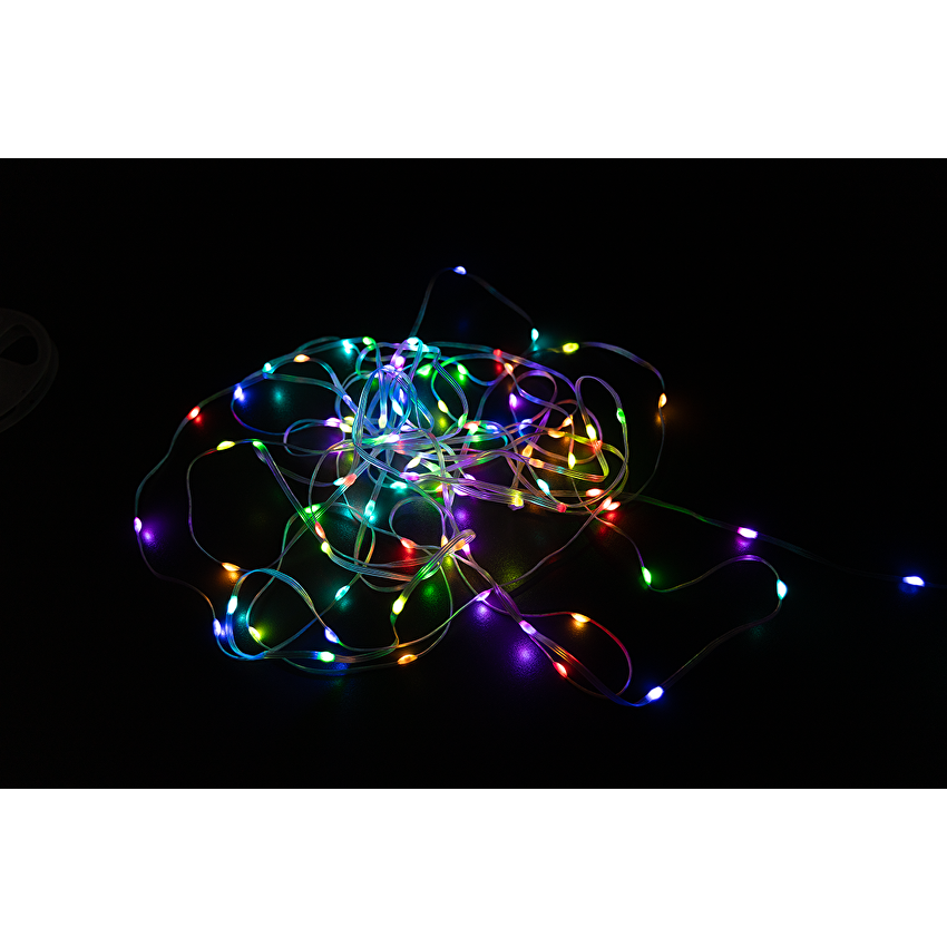 LED USB Амбиентно осветление, 1W/m, RGB, 5V DC, SMD3939, 20m, 10 LEDs/m, IP65