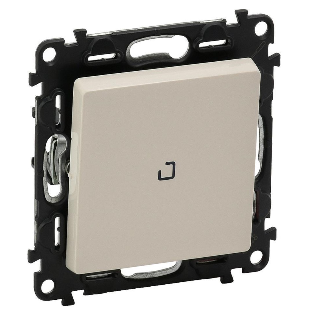 Еднополюсен ключ с подсветка LED 0.15мА цвят крем Valena Life Legrand