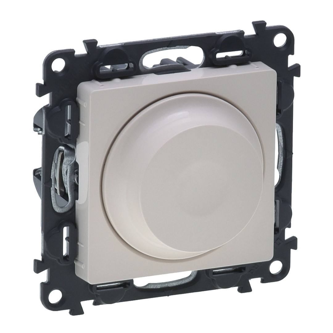 Димер ротативен R=5-300W L=5-300VA LED=5-75W цвят крем Valena Life Legrand