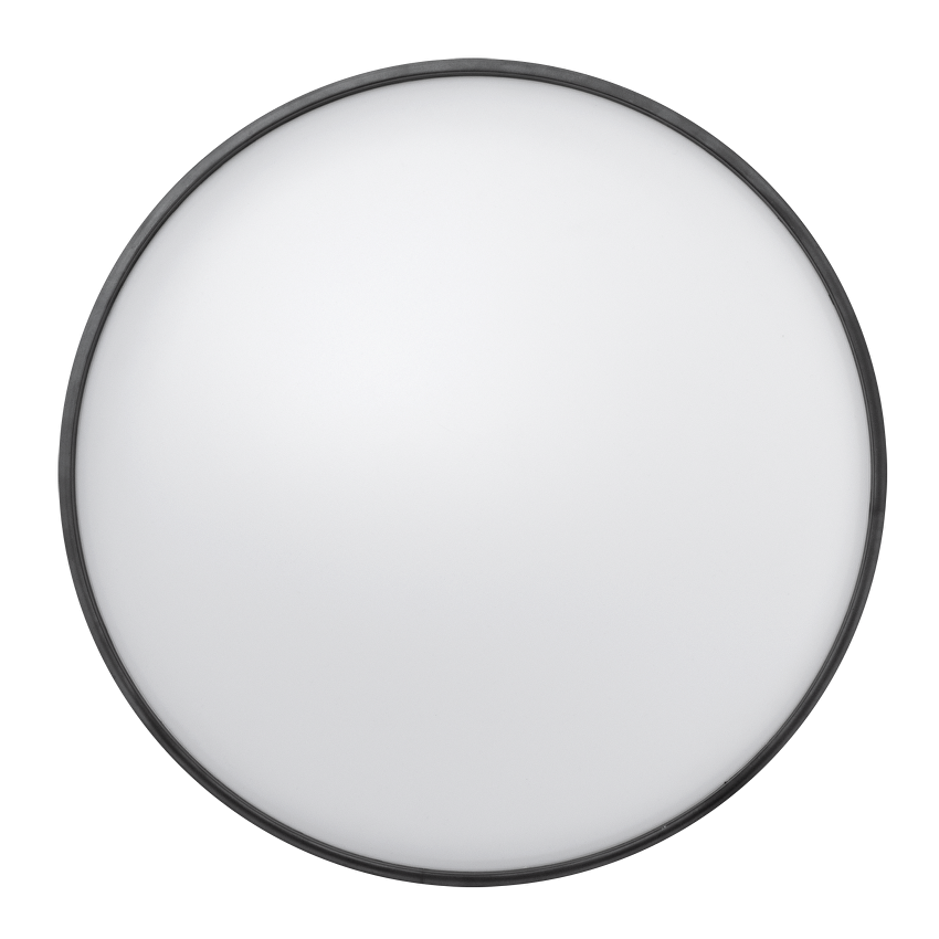 LED CCT Плафониера, Черна 24W, 3000K/4000K/6500К, 220-240V AC, Кръг, IP20
