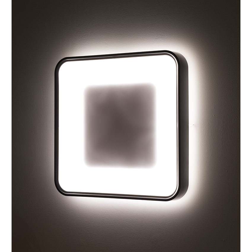 LED Димираща CCT плафониера с дистанционно управление, Бяла, max. 72W, 3000K-6500К, 220-240V AC, Квадрат, IP20