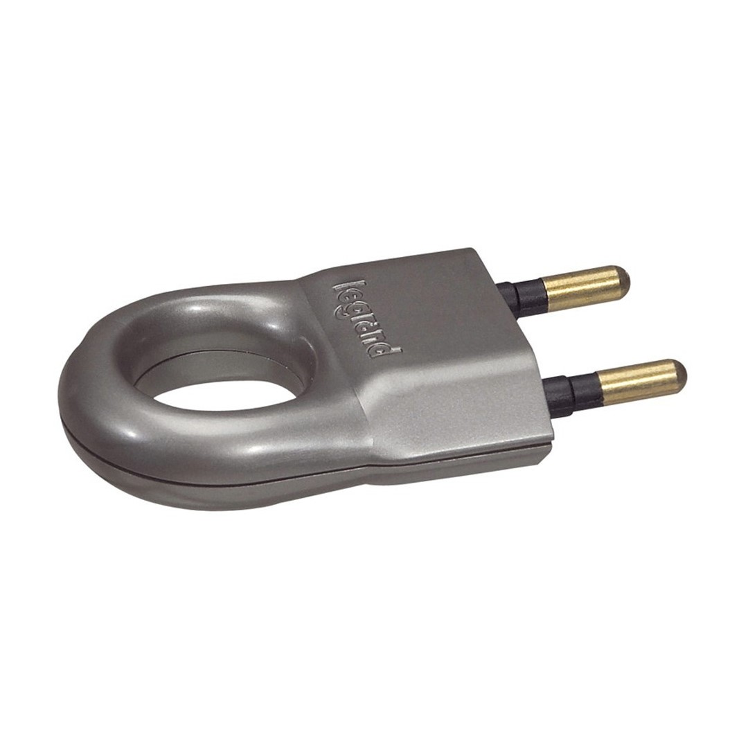 Щепсел алуминий 2P 6A 250V Legrand