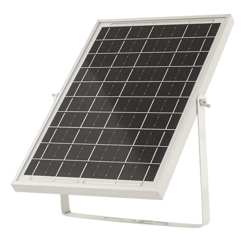 Соларен LED прожектор с PIR датчик за движение, 90°, 10W, 5500K, IP65