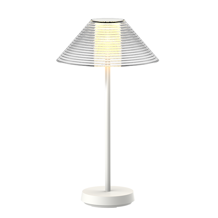 LED ДИМИРАЩА ПРЕЗАРЕЖДАЕМА НАСТОЛНА ЛАМПА 1.5W, 3000K, IP44, БЯЛА