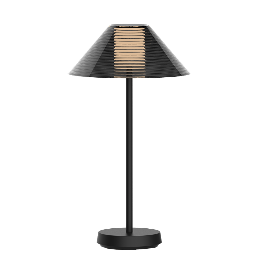 LED ДИМИРАЩА ПРЕЗАРЕЖДАЕМА НАСТОЛНА ЛАМПА 1.5W, 3000K, IP44, ЧЕРНА