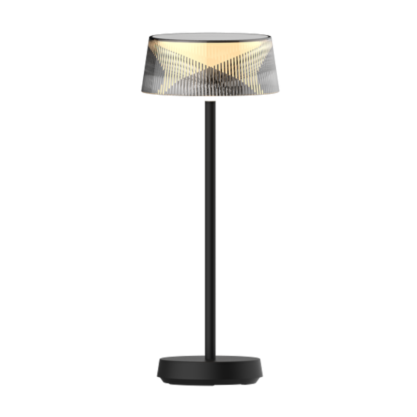 LED ДИМИРАЩА ПРЕЗАРЕЖДАЕМА НАСТОЛНА ЛАМПА 2.3W, 3000K, IP44, ЧЕРНА