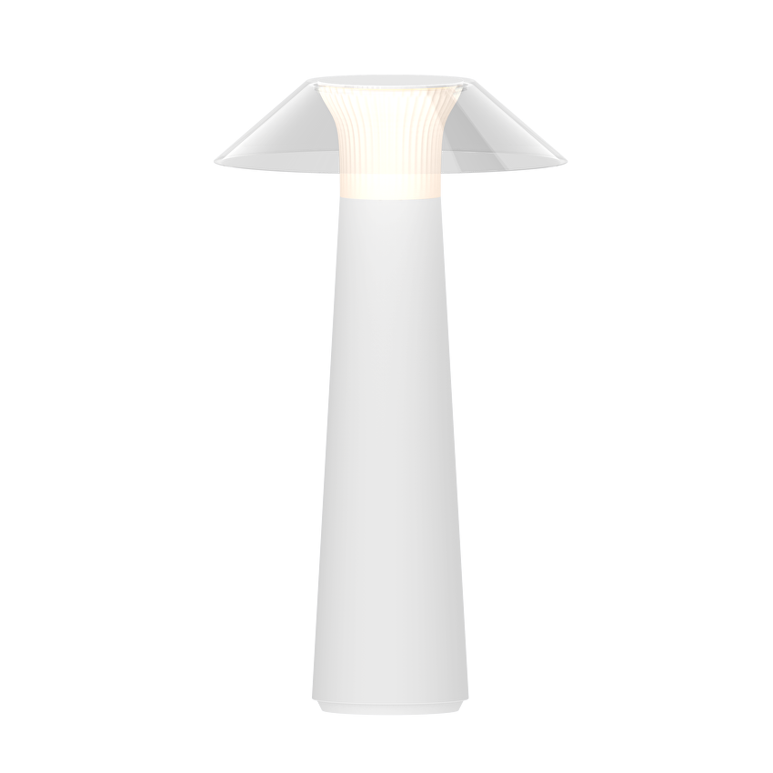 LED ДИМИРАЩА ПРЕЗАРЕЖДАЕМА НАСТОЛНА ЛАМПА 1.6W, 3000K, IP44, БЯЛА