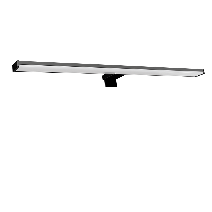 LED ОСВЕТИТЕЛНО ТЯЛО ЗА БАНЯ – ЗА ОГЛЕДАЛО, СТЕНА И ШКАФ, 12W, 4000К, ЧЕРНО, IP44